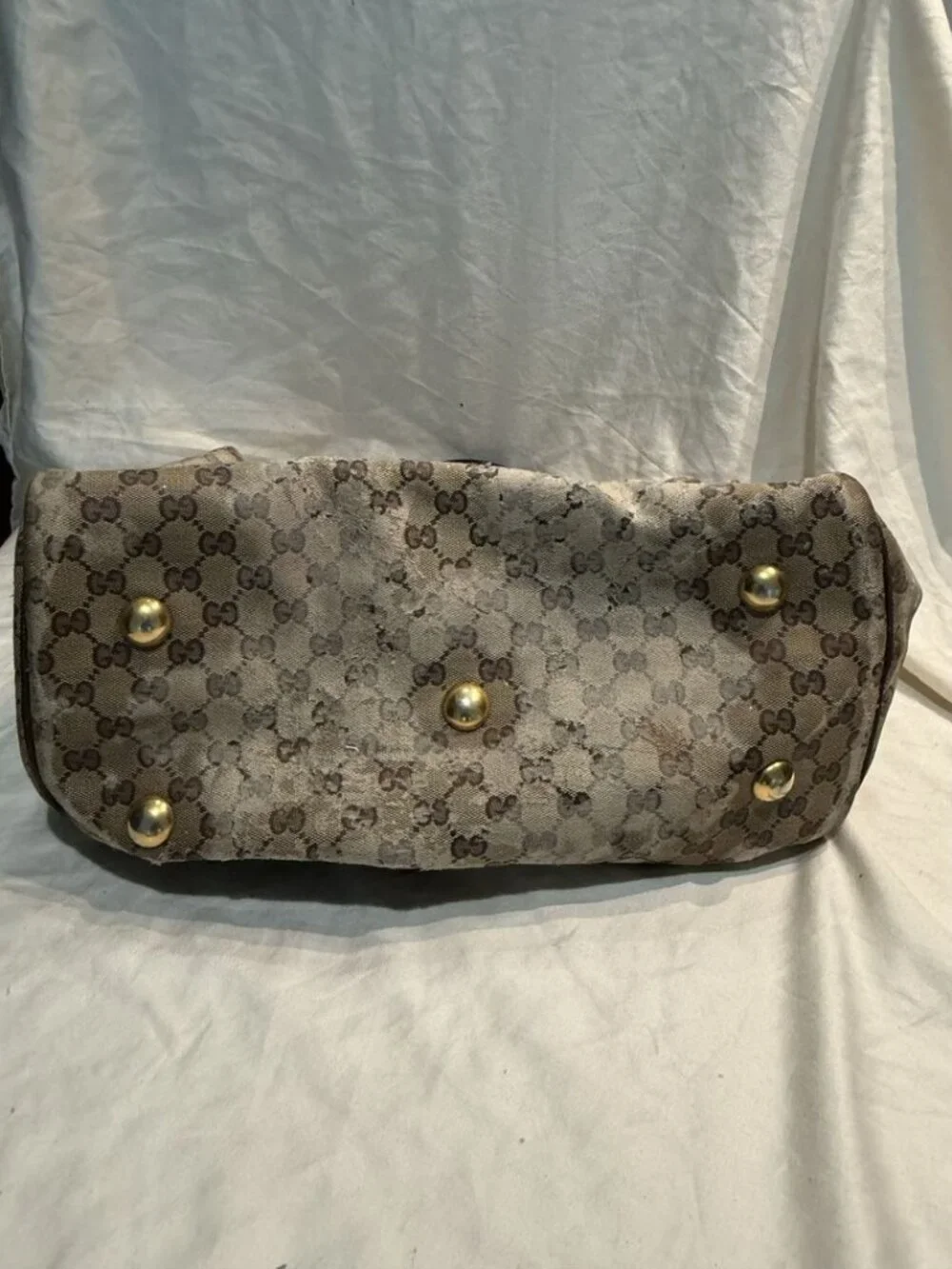 Gucci Babouska Fable Boston Bag GG Crystal Canvas Applique Fall Winter 2008